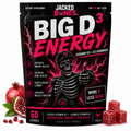 JACKED BONES® Big D³ Energy: D3 + K2 Gummies