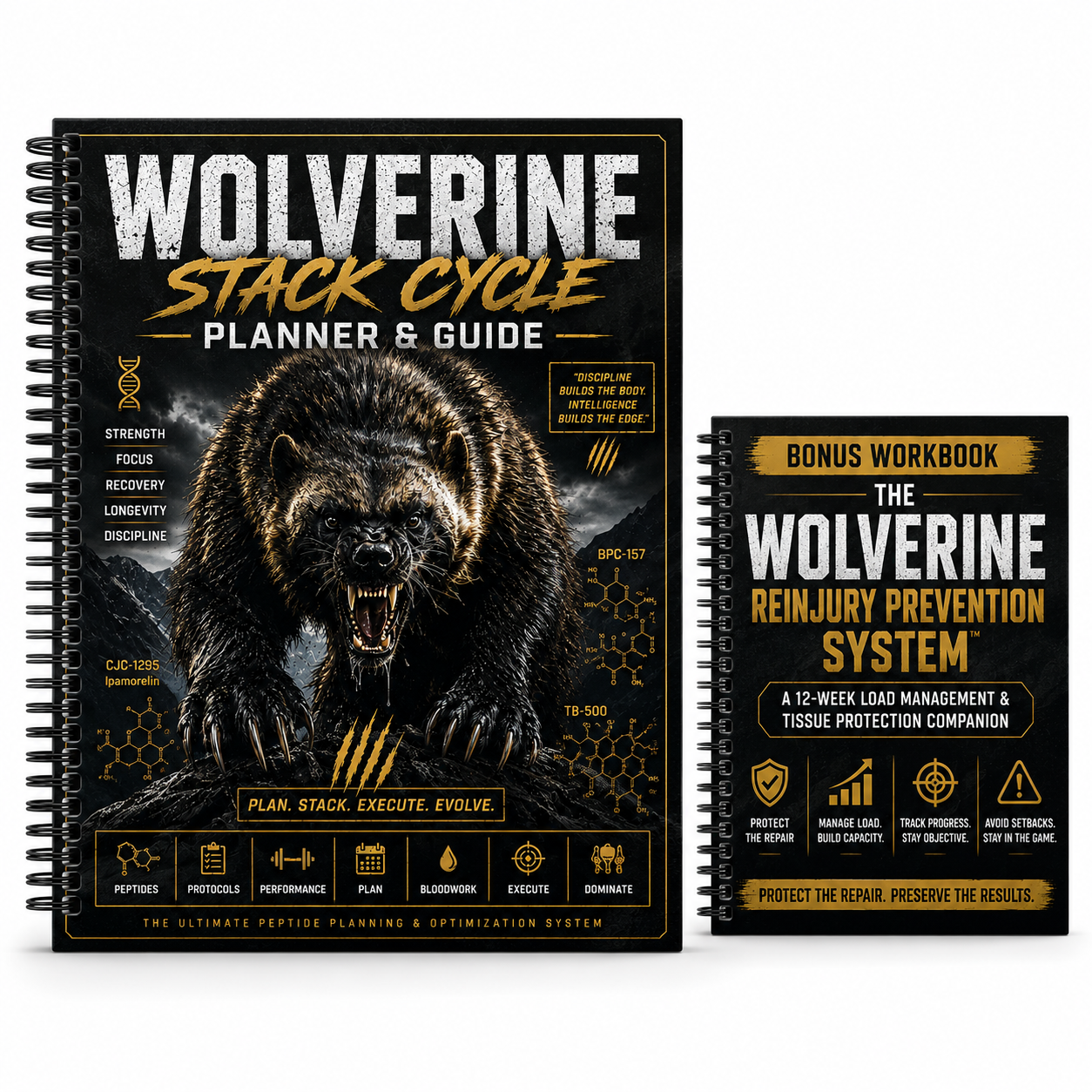 The Wolverine Protocol: 12 Week Peptide Cycle and Recovery Planner for BPC-157 & TB-500 Stack