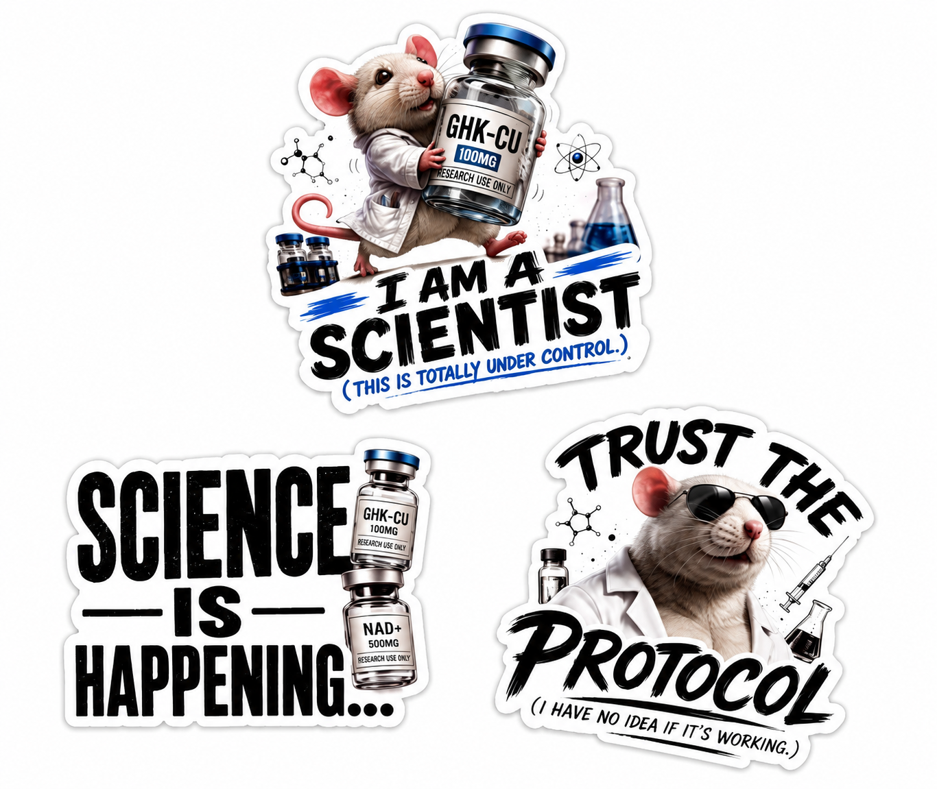 Science Is Happening Sticker Pack