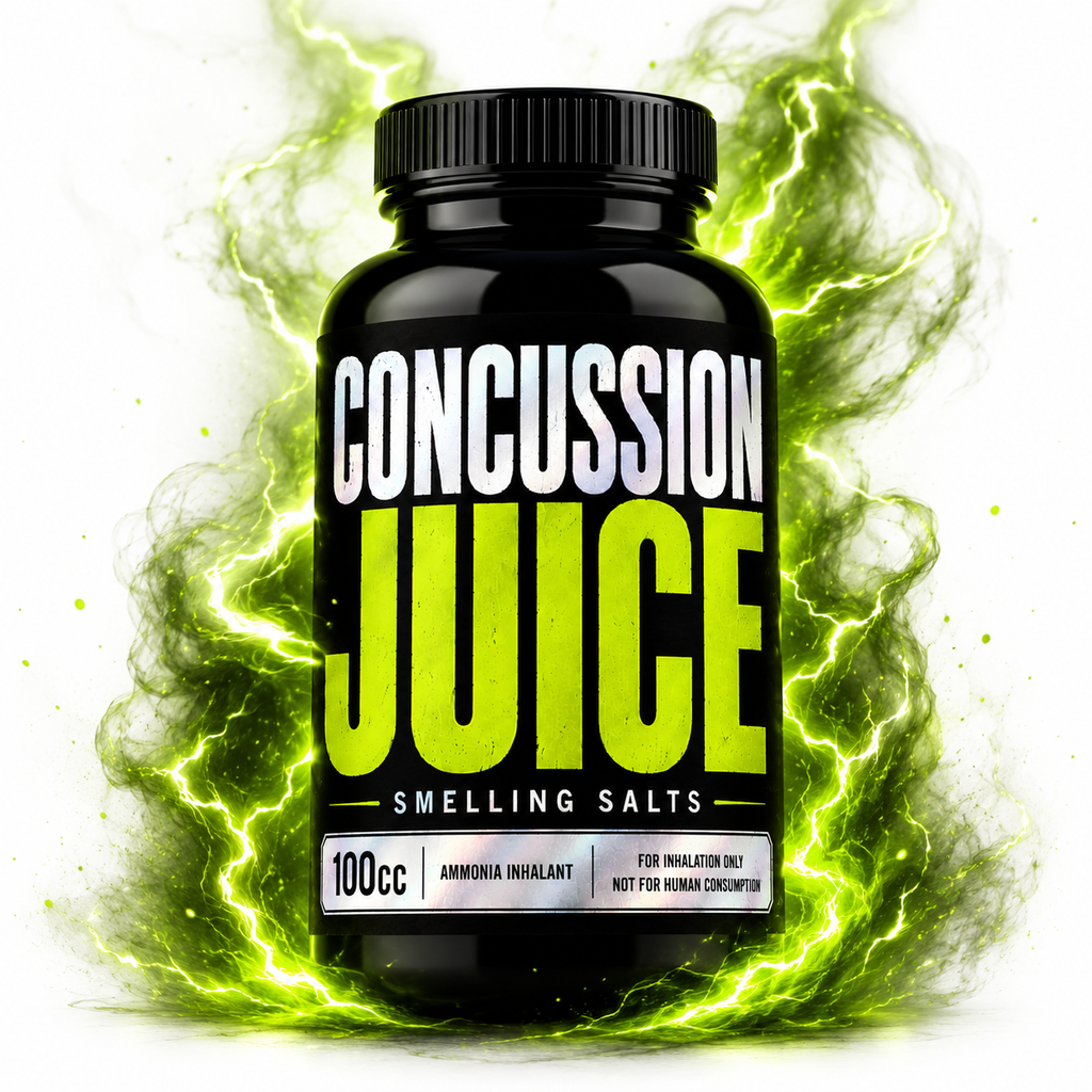 Concussion Juice: Industrial Strength Smelling Salts 100cc | Jacked Bones