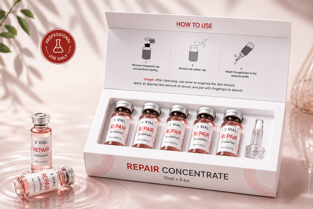 ✨rh-Oligopeptide-1 EGF Skin Recovery Complex Ampoule Korean Beauty Set