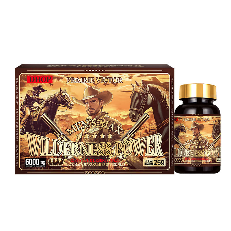 Men's Max Vitality Support: Wilderness Power | 6000 MCG | EXTRA STRENGTH